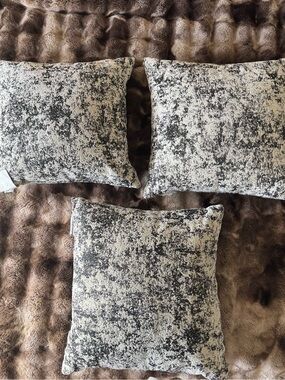 Neutral Black and White Decorative Throw Pillow Set - Home